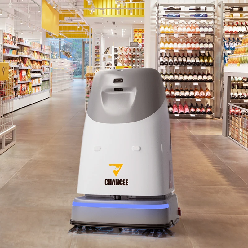 SC50 Commercial Industrial Intelligent Robotic Floor Scrubber Sweeper Robot Electric New Self-Propelled Walk-Behind Cleaning