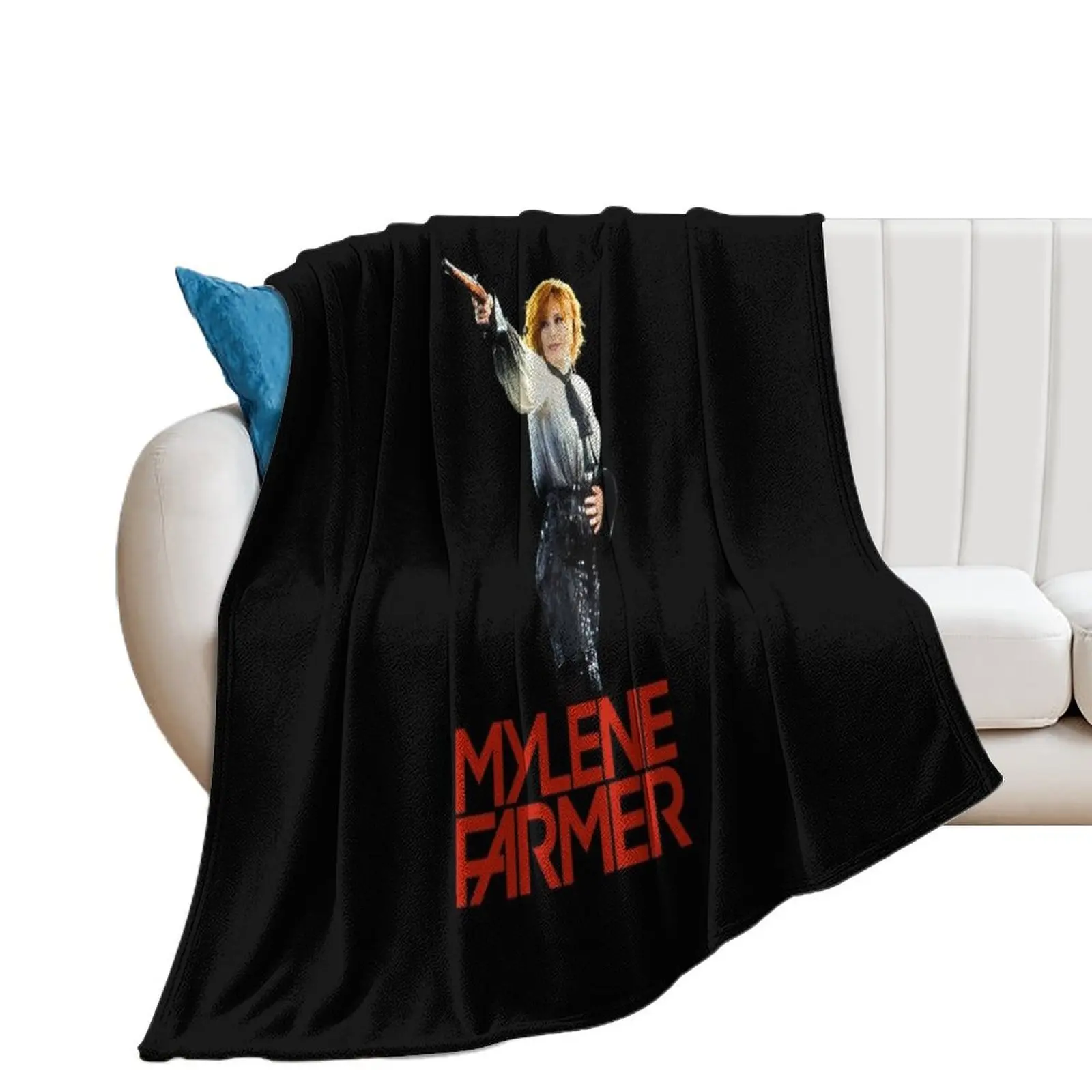 

Myl¨ne Farmer Nevermore concert 2023 Throw Blanket for sofa Weighted Blankets