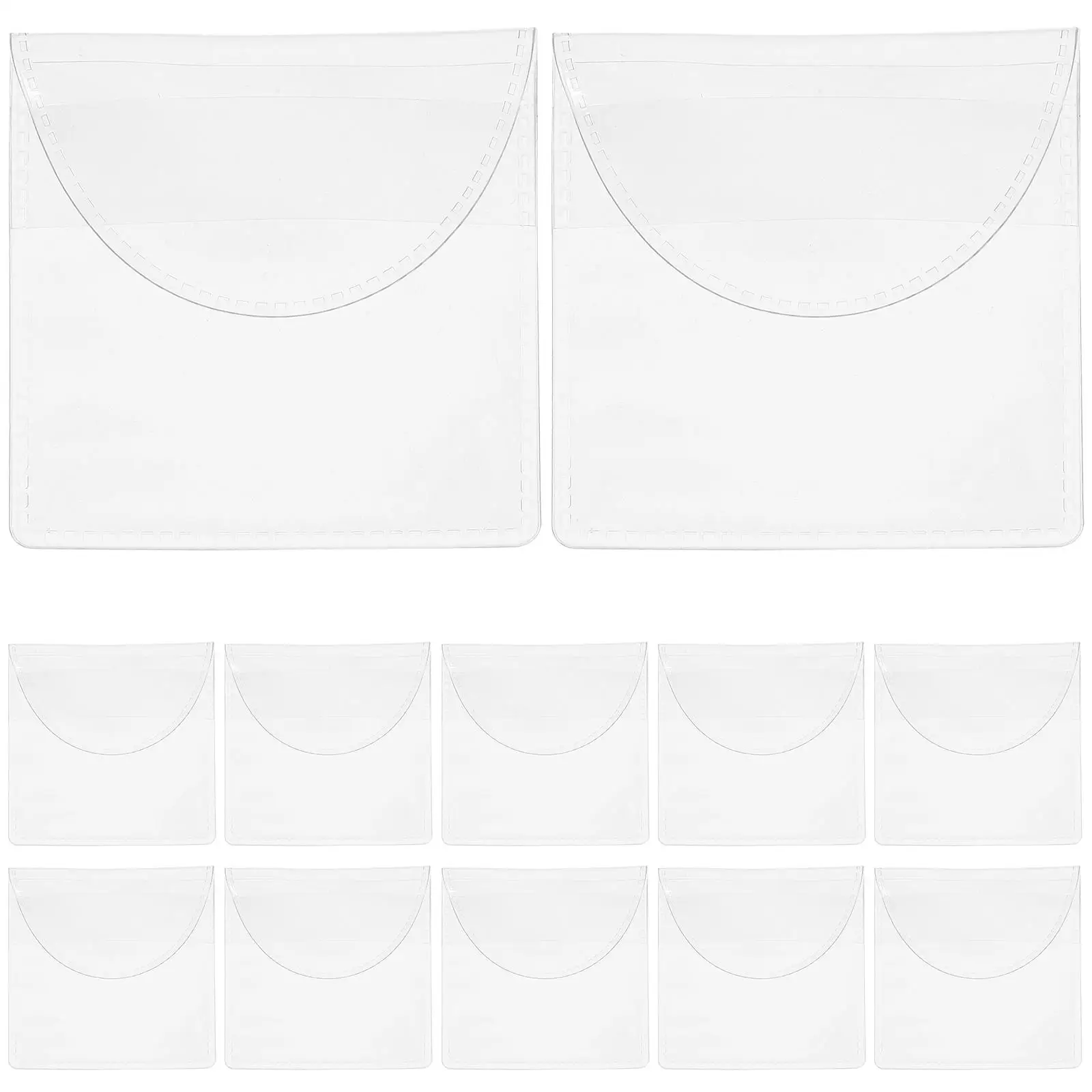 40 ชิ้นเงินกระเป๋าคอลเลกชันโปร่งใส PVC Badge เหรียญเก็บชิ้นสกุลเงินกระเป๋าสะสมของขวัญแบบพกพาอัลบั้ม