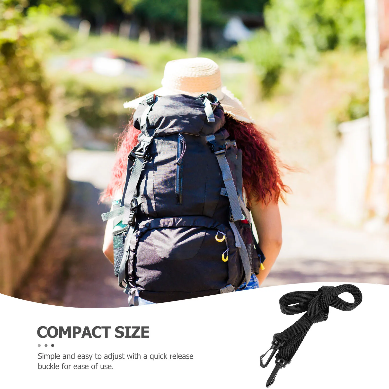 

Adjustable Anti-Slip Shoulder Strap For Hiking Camping Bag Outdoor Harness Durable Belt Extension