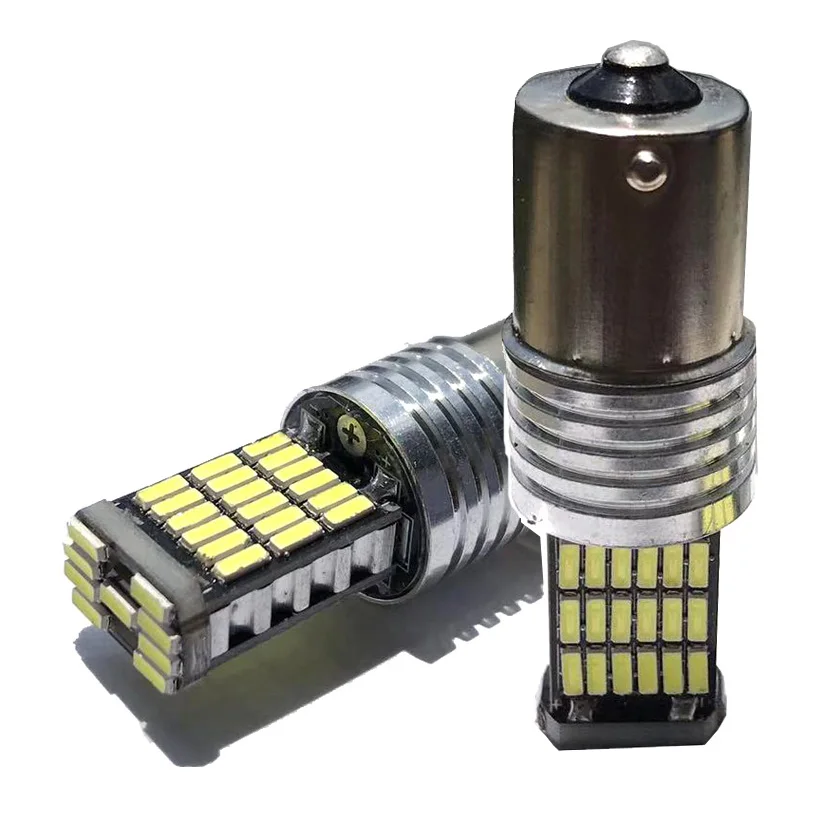 

2 шт., Сверхъяркие лампы 1156 BA15S P21W S25 7506, лм