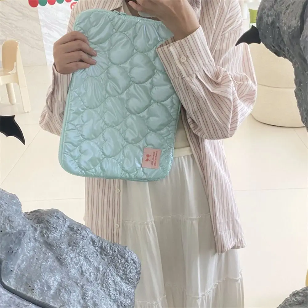 Durable INS Tablet Protective Case Macaron Color Cute Computer Storage Bag Portable Lightweight Tablet Sleeve Bag Girl