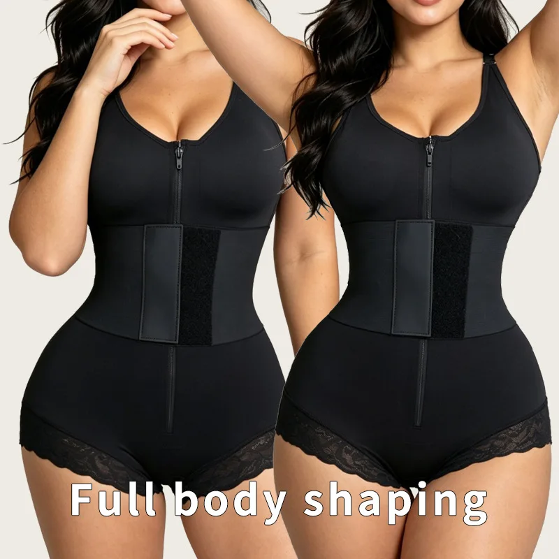 Women's Shapers Slimming Corset Shapewear Bodysuit Girdles Modeling Body Shaper Waist-Trainer Tummy Control Fajas Colombians
