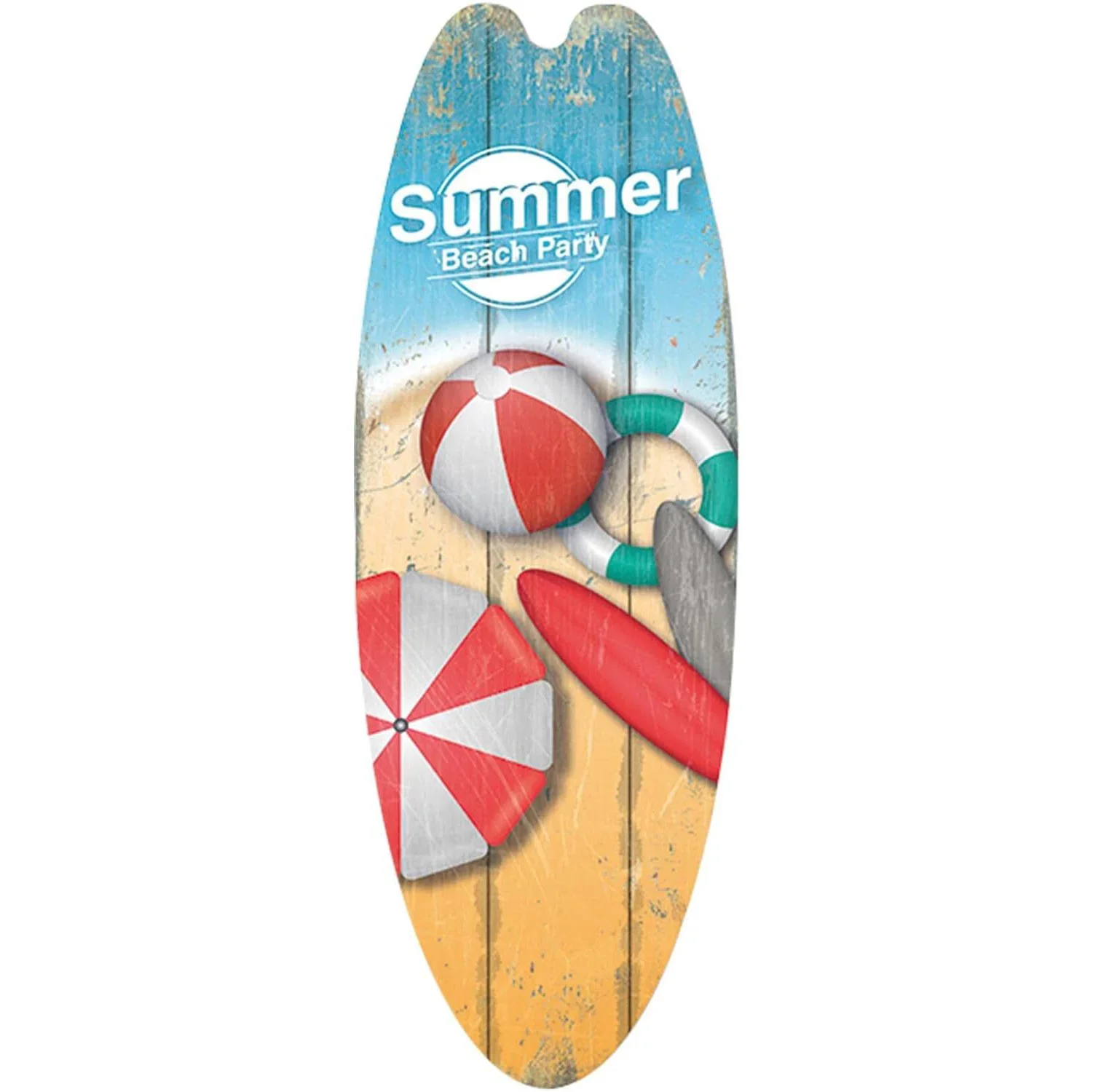 Surfboard Wall Hanging Wooden Sign Beach Decor Summer Themed Tropical Bar Wall Decor Welcome to Paradise Door Sign for Home Room
