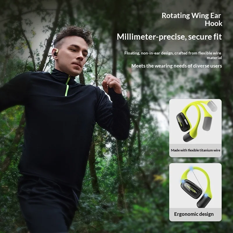 LANGSDOM AirFit Open Ear Bluet - Air Conduction Open Ear Running Earbuds ulasan dan harga