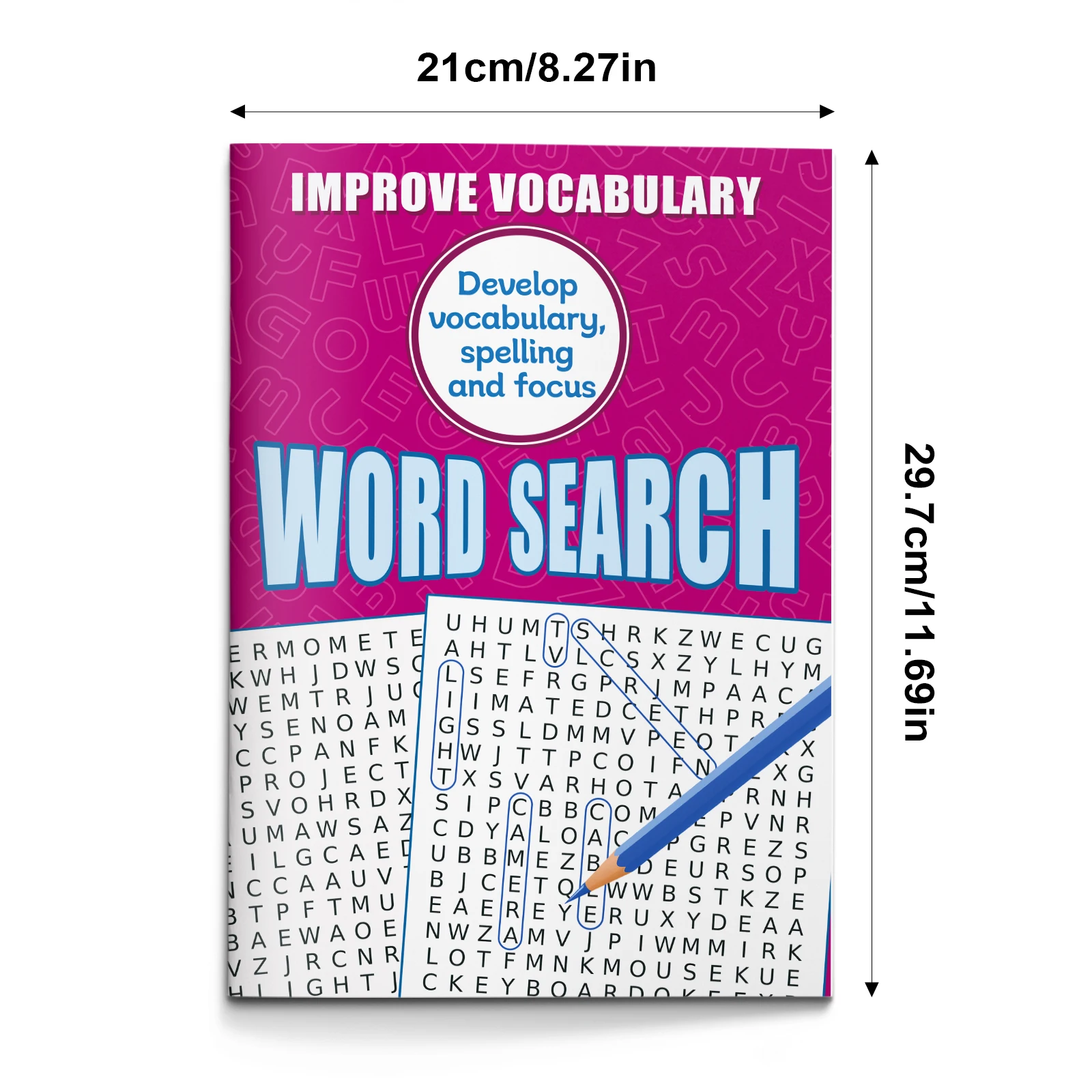 Word Search for Kids – Fun Puzzle Book to Boost Vocabulary and Focus Skills