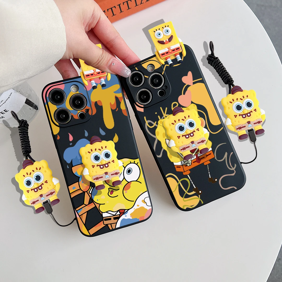 For Motorola Moto X30 G31 41 51 71 60 50 30 E20 30 40 7 Edge 20 G Power Style Graffiti Sponge Case With Holder Rope