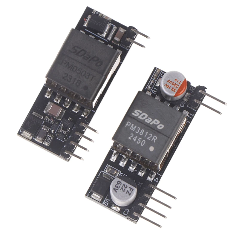 1 PCS DP1435 POE Module 5V 2.4A IEEE802.3Af Without Capacitance Small Size Supports 100M 1000M POE Module