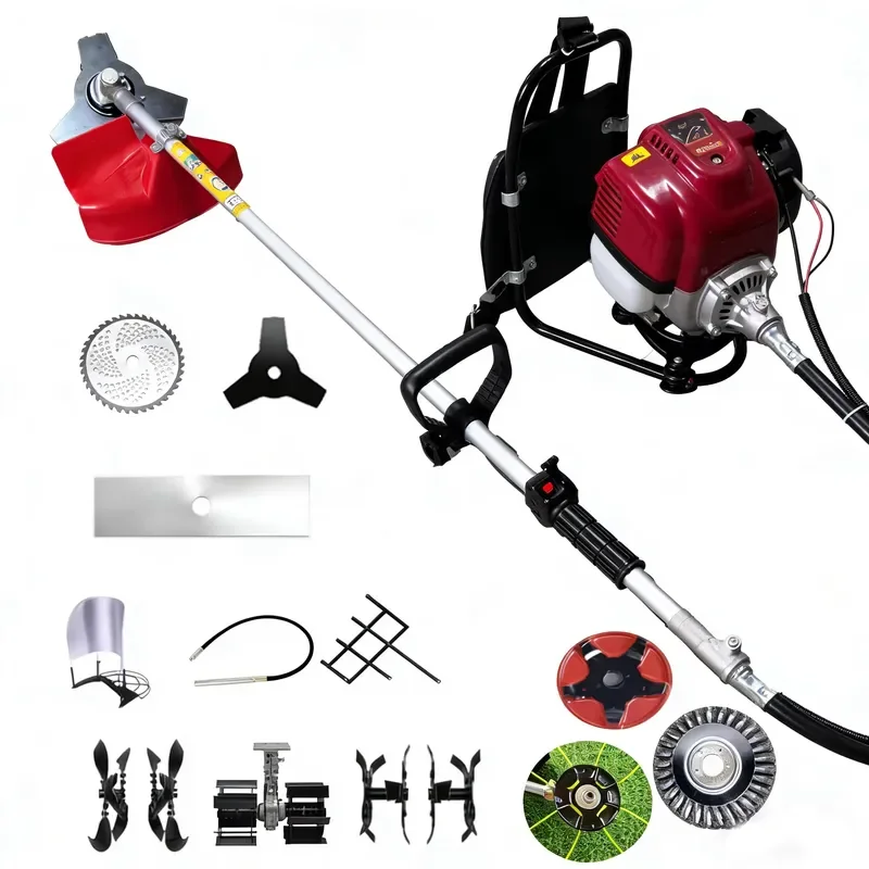4-Stroke High-Quality Brush Cutter with Sidepack Backpack Lawn Mower