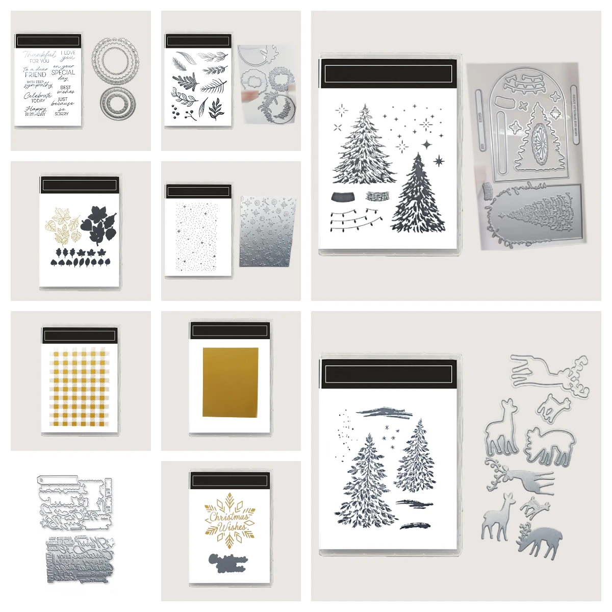 ENTPACKEN! November Online-Exklusiv: Neue Stempelkollektion Weihnachtsbaum Herbst Winter für Scrapbooking und DIY-Bastelarbeiten 2026 – Detail 9