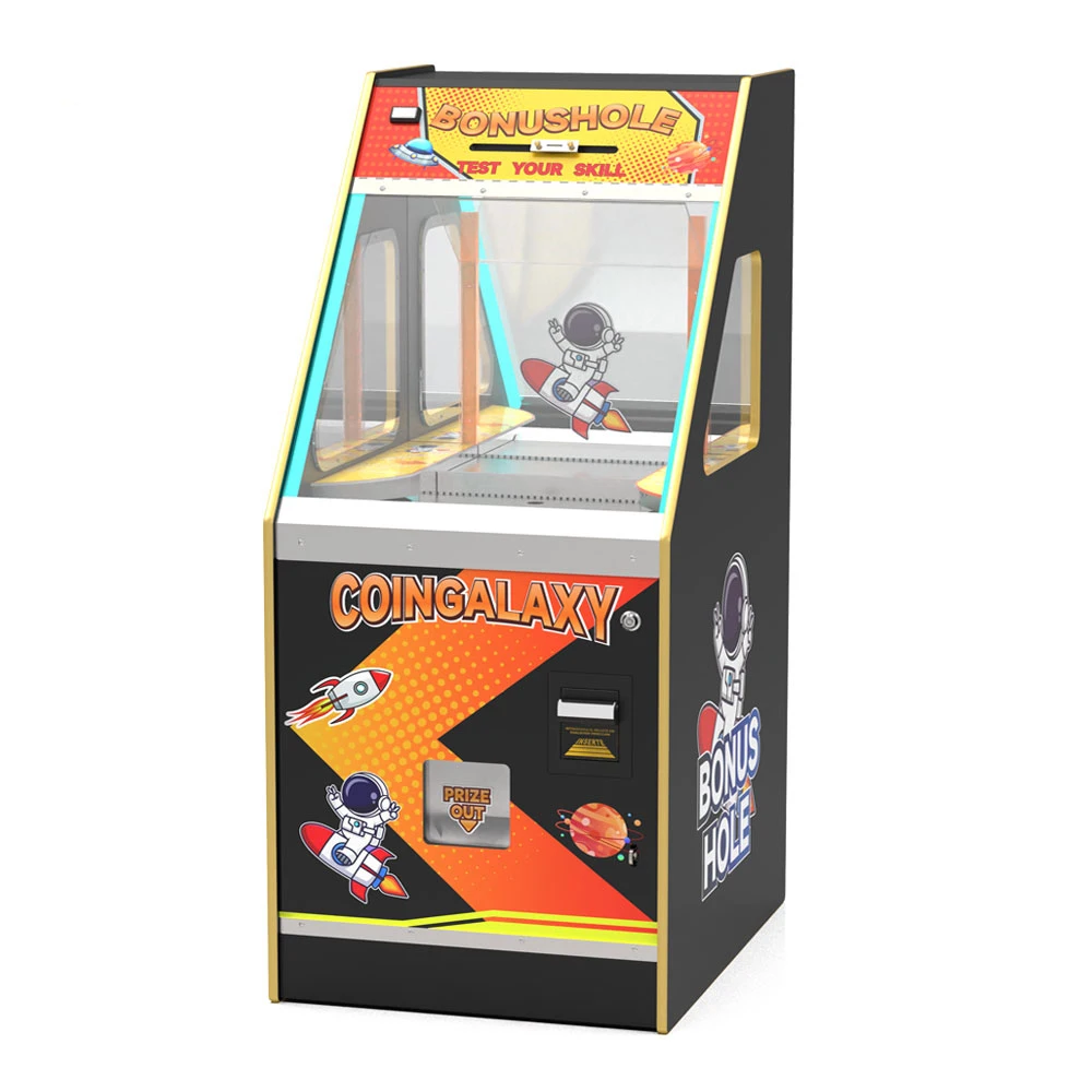 Mini arcade game console for deluxe prize quarter coin game console with coin changer