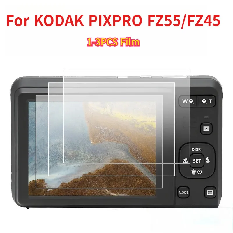 1-3PCS 9H HD Tempered Glass for KODAK PIXPRO FZ55/FZ45 HD Cl