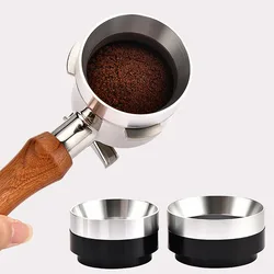 51MM 53MM 58MM 커피 도징 링 Delonghi Breville Portafilter 에스프레소 액세서리 Barista 깔때기 도구 Coffeeware