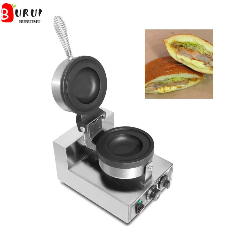 Electric Gelato Panini Burger Waffle Machine Commercial Ice Cream Donut Doughnut Machine UFO Hamburger Maker