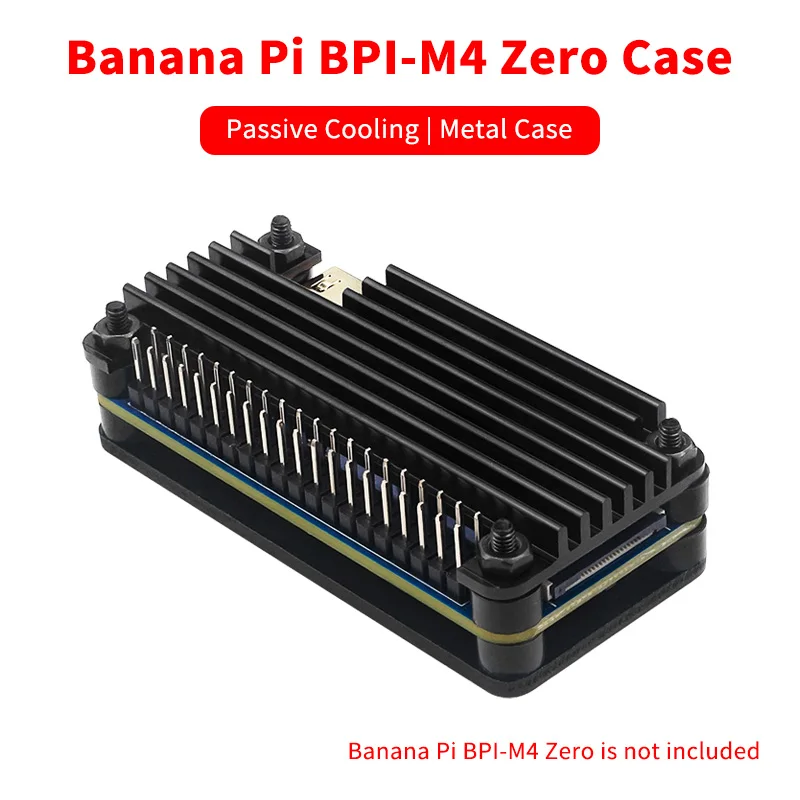 Banana Pi BPI-M4 Zero Metal Case Aluminum Passive Cooling Shell with CPU Heatsink Protect Shell for Banana Pi BPI-M4 Zero