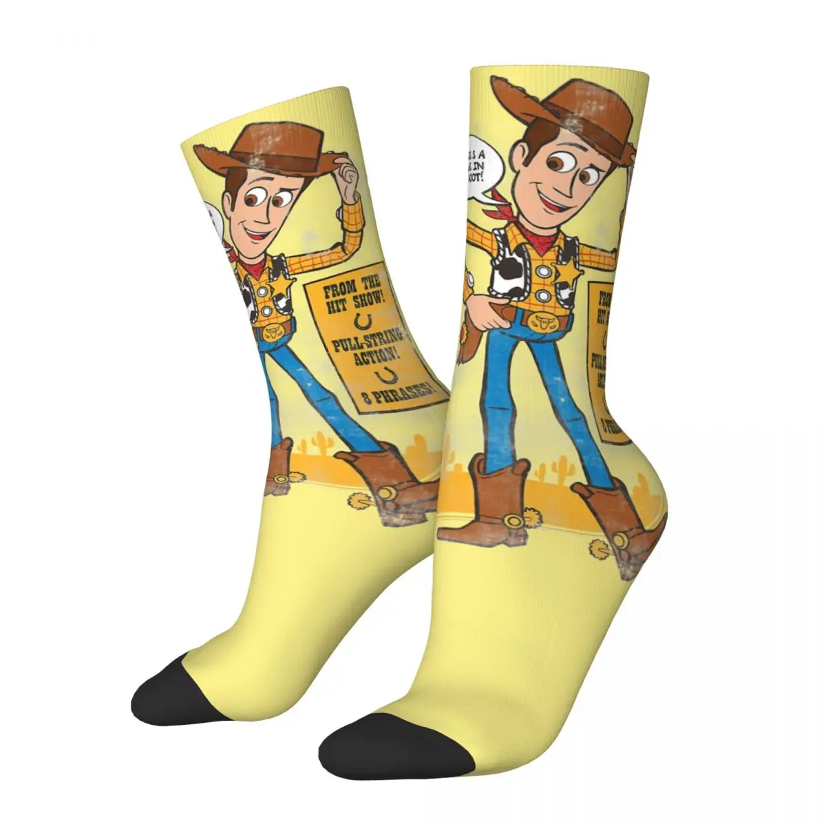 Toy Cartoon Woody Socks for Girls Cotton Casual toy Story Socks Harajuku Accessories Middle Tube Socks Best Gift