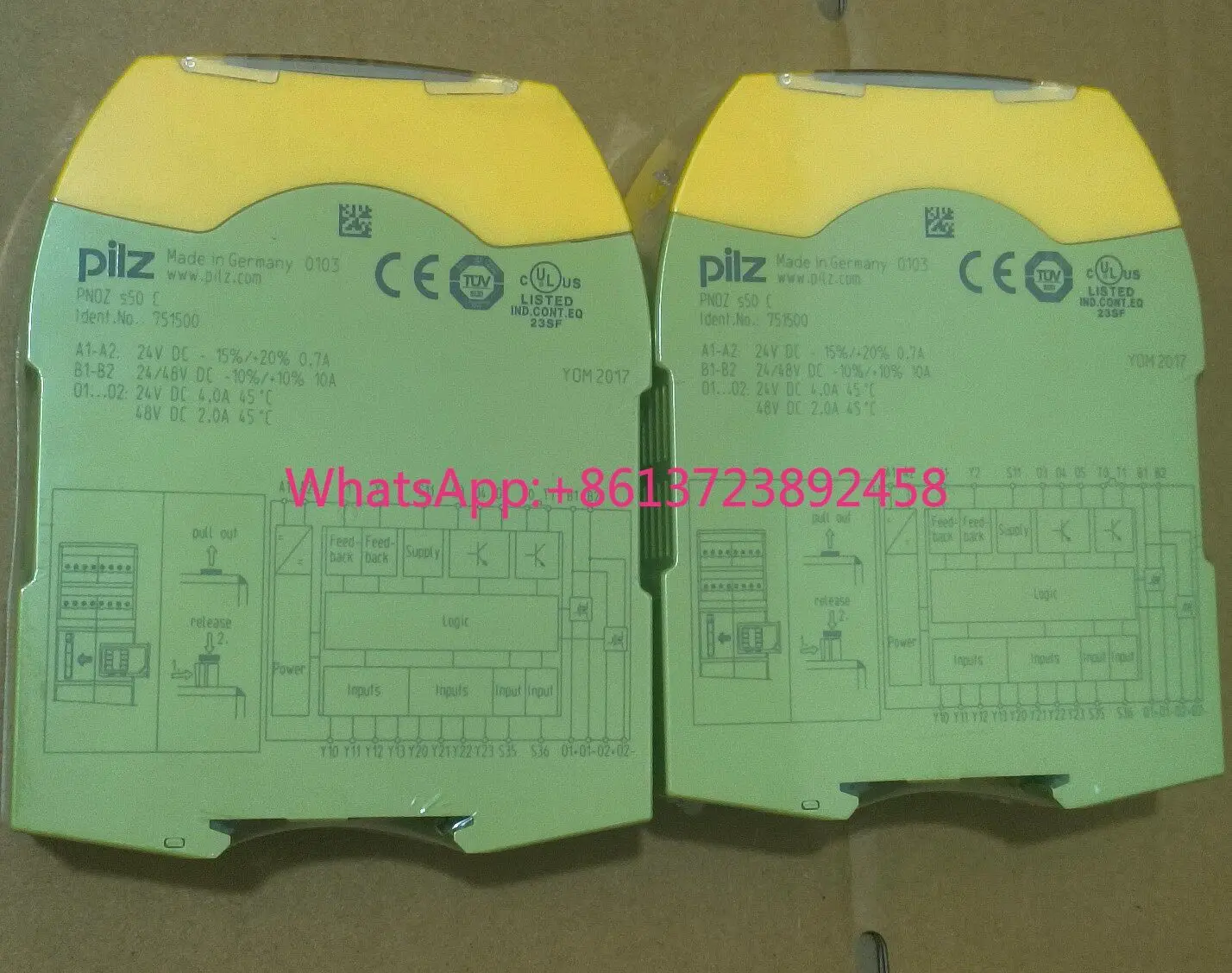 PILZ PNOZ s50 safety relay 751500 in stock