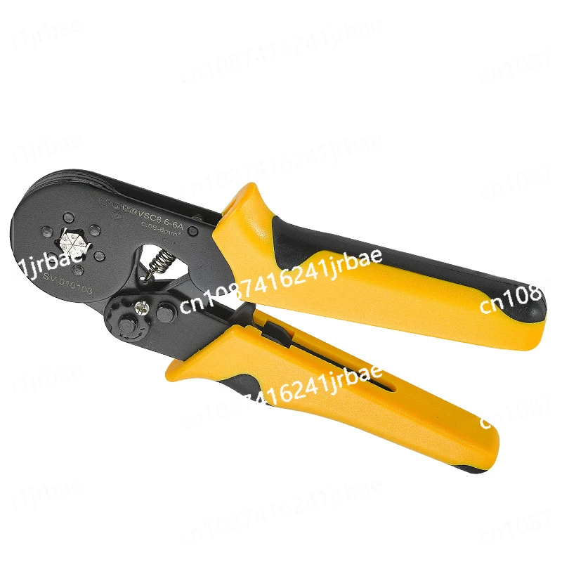 VSC8 6-6A Crimping Pliers Manual Electrician Multi-Function European Style Tube Terminal Pliers