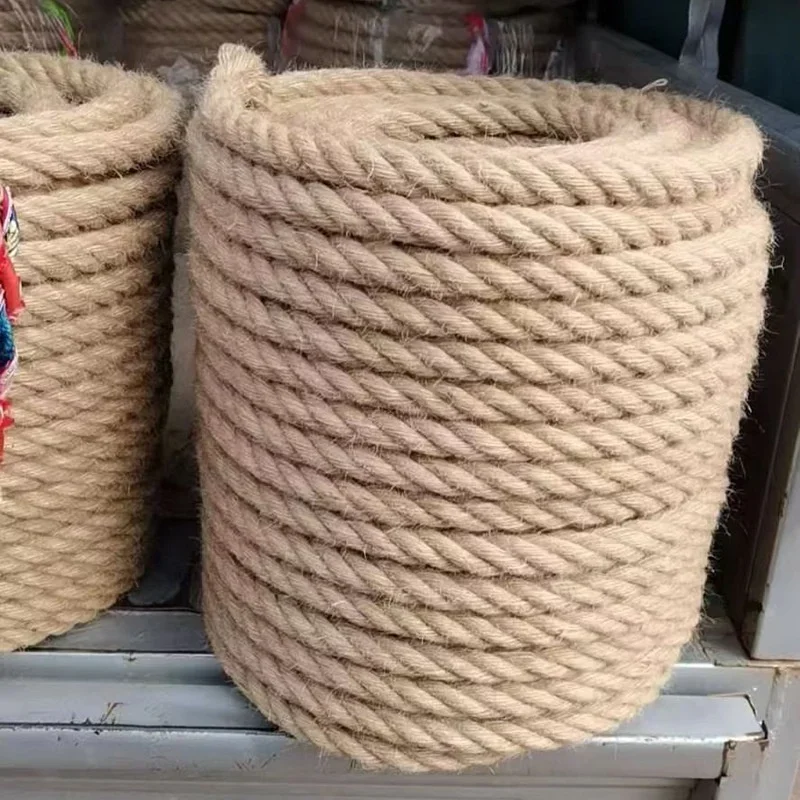

16-Cross Fitness Gym Training Indoor Training and Outdoor Climbing Exercise Arm Power Rope 6 m Limbing Jute Battle Rope