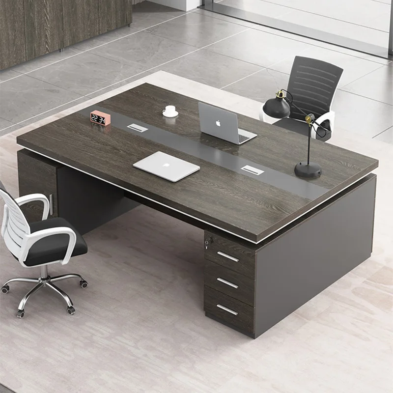 

Face Leadership Office Desk Study Reading Written Modern Office Desk Accent Wooden Luxury Office Furniture Meja Kantor XYOD