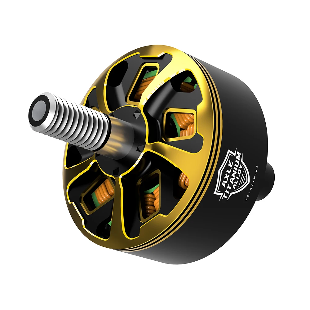 جديد سبائك التيتانيوم رمح 2207 1960KV 4 ~ 6S يبو فرش السيارات 5 مللي متر رمح مناسبة 5 بوصة المروحة زهرة يطير عبور الطائرة بدون طيار