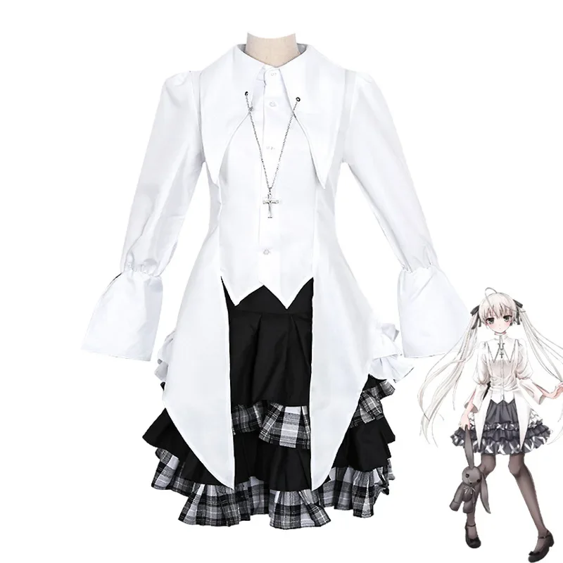 

Kasugano Sora Cosplay Costume Yosuga No Sora Sky of Connection Japanese Cosplay Costumes for Women