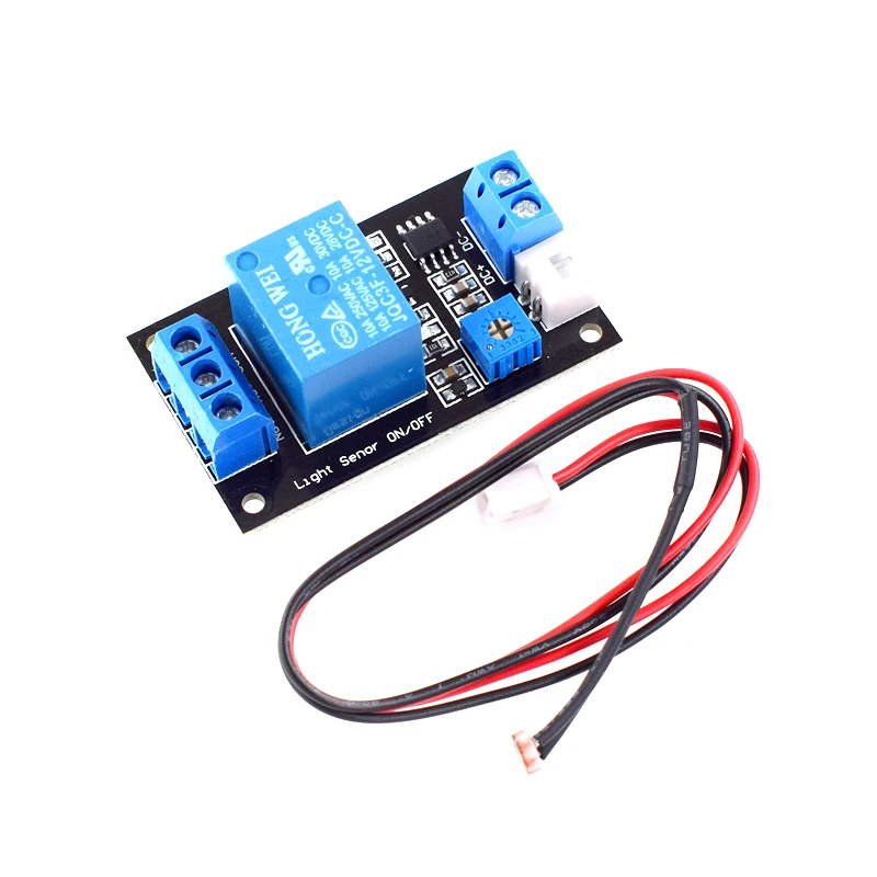 DC 5V 12V 24V 10A Light Control Switch Photoresistor Resistor Relay Module Detection Sensor Brightness Automatic Control Module
