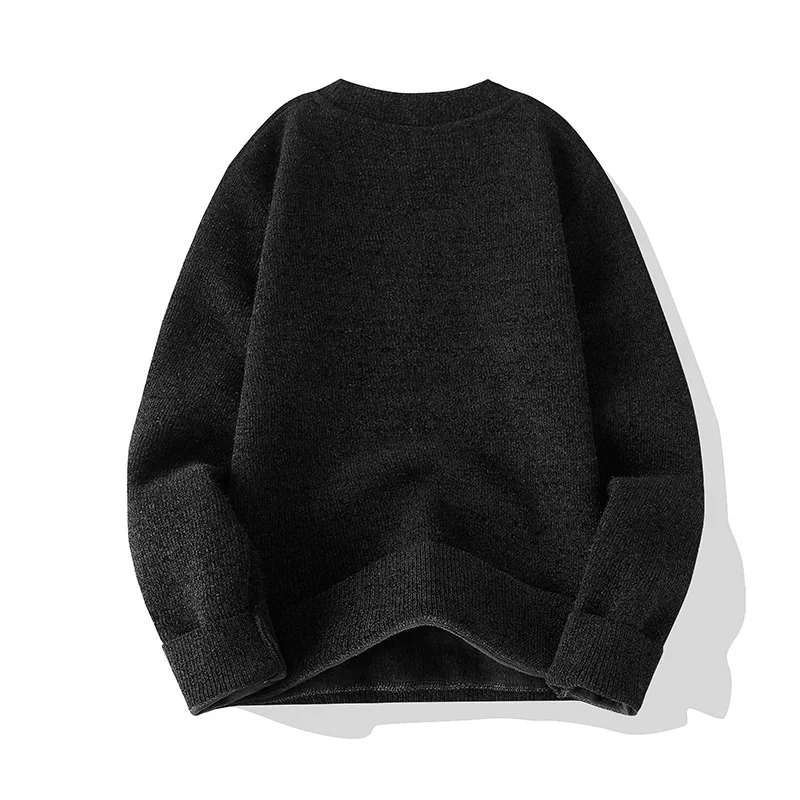 Pullover Thick Sweatshirt New Knitwear Crew Neck Fashion Top Winter Bottoming Shirt Knit Sweater Jacket Tracksuit Autumn Clothes