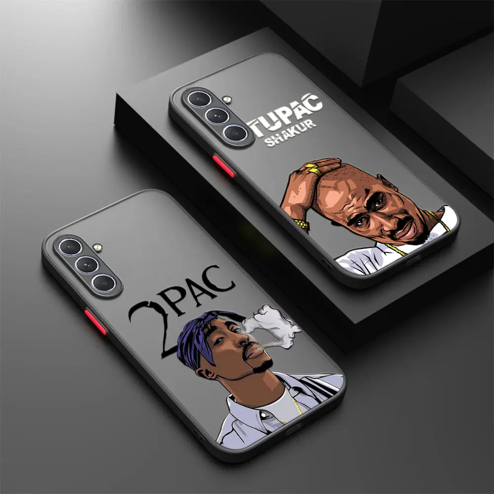 

2PAC Rapper Tupac Case For Samsung A30 A50 A70 S A20S A7 2018 Fundas For Galaxy S24 S23 Ultra A13 A14 A33 A51 A52 A53 A72 Covers