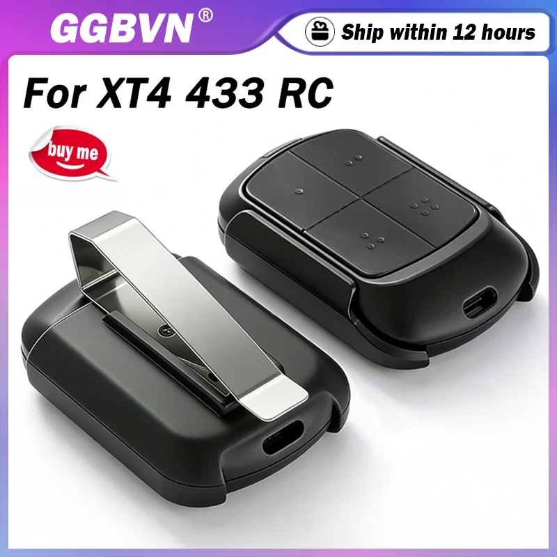1-20pcs 787456 XT4 433 RC Garage / Gate Remote Control Work With XT4 433RC 787452 787453 787454 433MHz Electric Gate Control