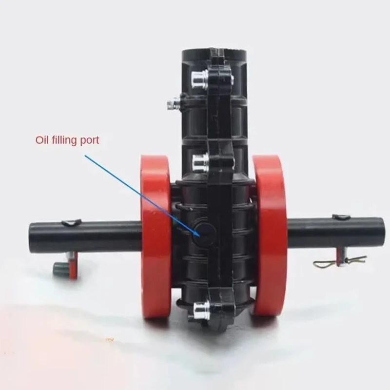 Mesin Pemotong Rumput Ambang Dalam Pemangkas Rumput Aksesori Roda Cangkul Furrowing untuk Perawatan Rumput dan Roda Pelonggaran Perawatan Taman