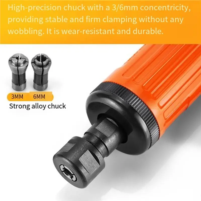 ABFI Tire Repair Tool Included, High-Power Grinding Machine Set, Pneumatic Handheld Air Grinder, Grinding Heads