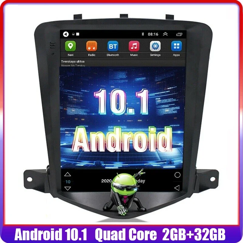 

For Chevrolet Cruze 2006-2014 2 Din Car Radio 9.7 Inch Multimedia Player GPS Navigation Android 11 Tesla Style GPS Navi Wifi