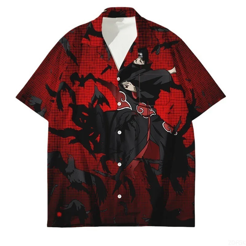 2025 Cross Border New Ninja 3D Printed Summer Men's Short Sleeved Shirt for Foreign Trade image 5