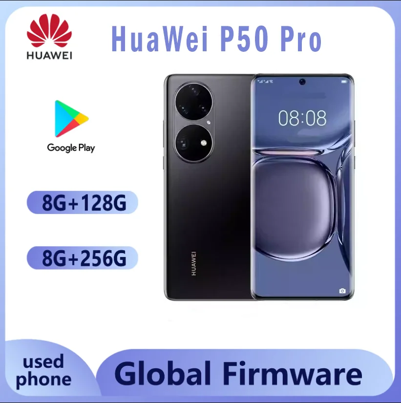 Original HUAWEI P50 Pro 4G Smartphone, 6.6