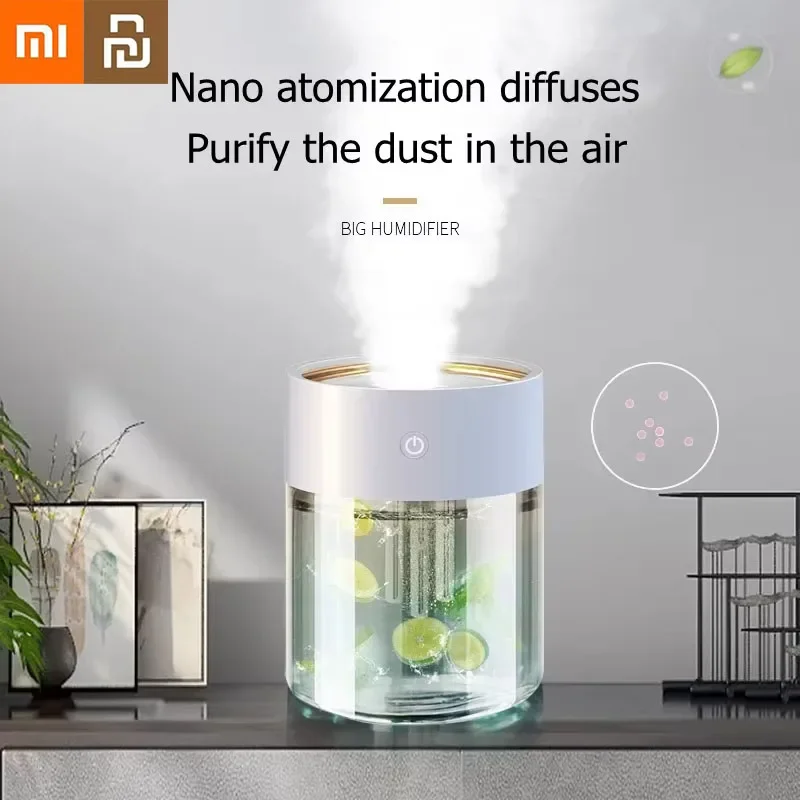 Xiaomi Youpin-humidificador de aire, distribuidor de olores, difusor esencial ultrasónico, lámpara LED, boquilla Triple, generador de niebla pesada, nuevo