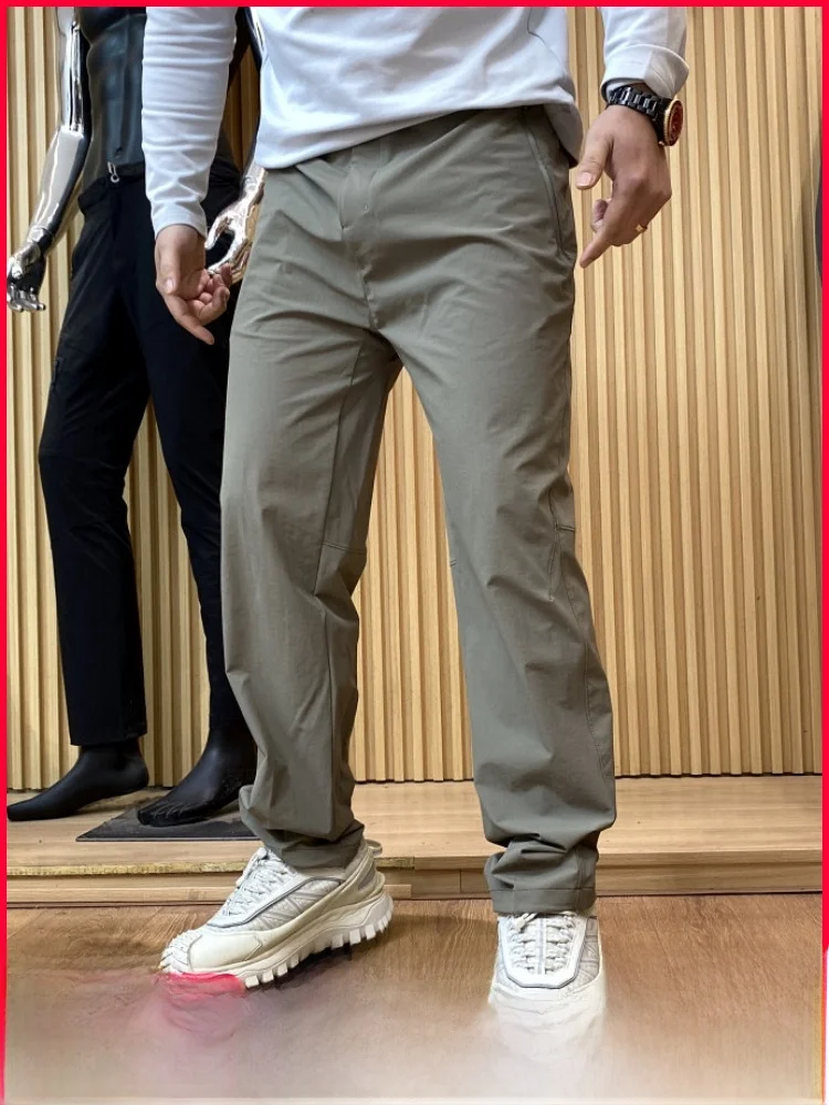 

Comfortable Breathable Men's Casual Pants Straight Leg Outdoor Spring Summer Lightweight Business Series Fashionable Commute