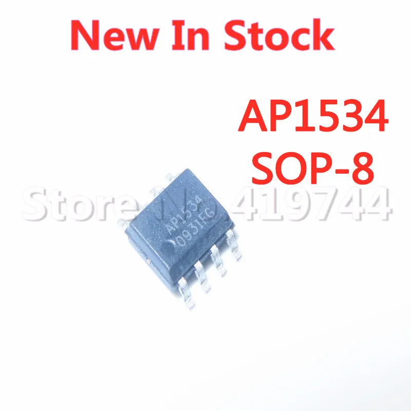 5PCS/LOT AP1534 SOP8 AP1534SG-13 SOP-8 LCD driver board power management chip In Stock NEW original IC