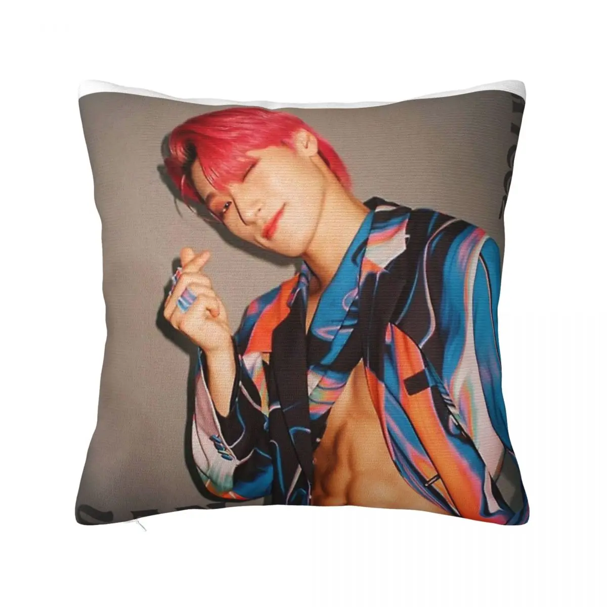 Choi San Ateez Pillow Decorative Pillows Anime Body Pillow Case Pillow Case Pillow Cover