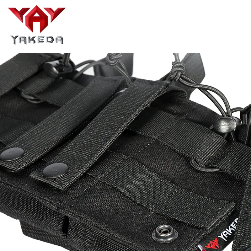 Imagem -04 - Yakeda-tactical Triplo Acessório Bolsa Egg Clip Pouch Molle Bolsa de Cintura 1000d