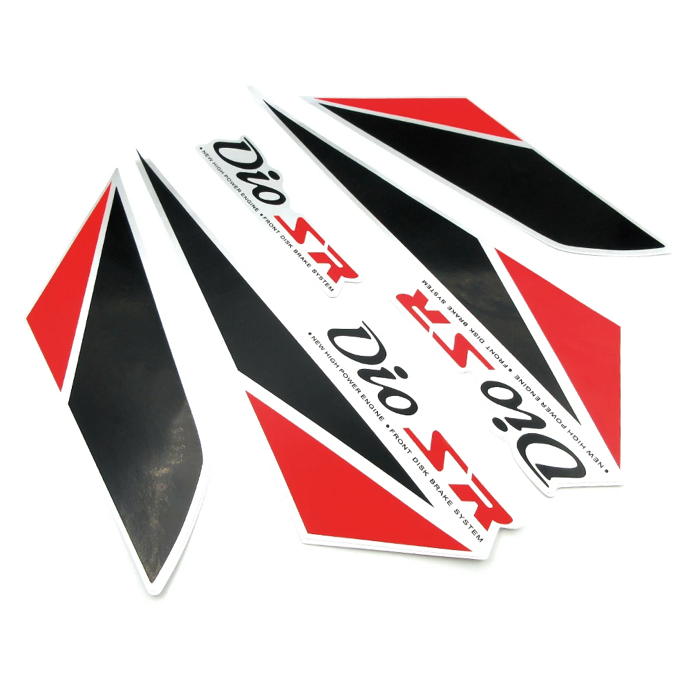 Motorcycle Scooter Whole Body Fairing Stickers Glue Decorative Decals Accessories For Honda Dio SR SP DIO50 AF17 AF18 AF27 AF28