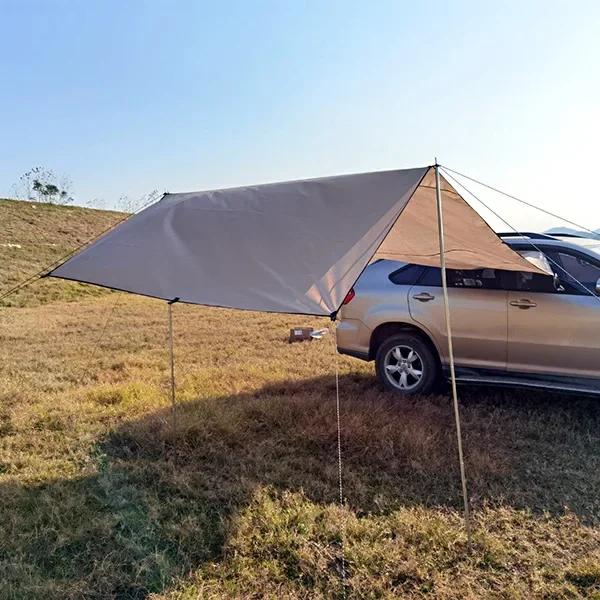 Portabl Car Side Awning Rooftop Tent Waterproof Side Tent Sun Shelter For Outdoor Camping Garden Patio Pool