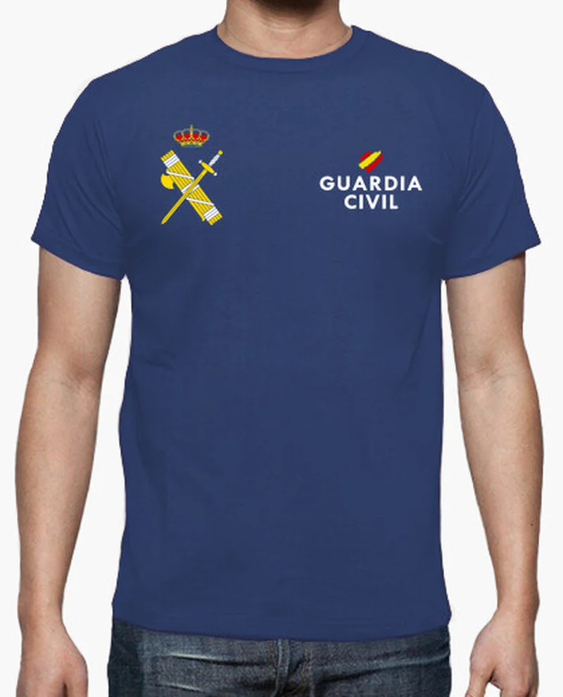 Spanish Civil Guard (Guardia Civil) Men T-Shirt Summer Short Sleeve Casual Cotton O-Neck T Shirt New Size S-3XL