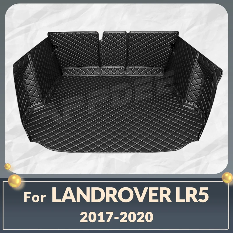 Auto Full Coverage Trunk Mat For Landrover LR5 7-Seat 2017-2020 19 18 Car Boot Cover Pad Interior Protector Accessories