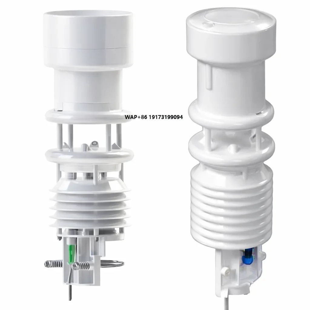 WMO RS485 Temperature Humidity Air Pressure Wind Speed Direction Wind Solar Rain Gauge Sensor Compact Weather Station