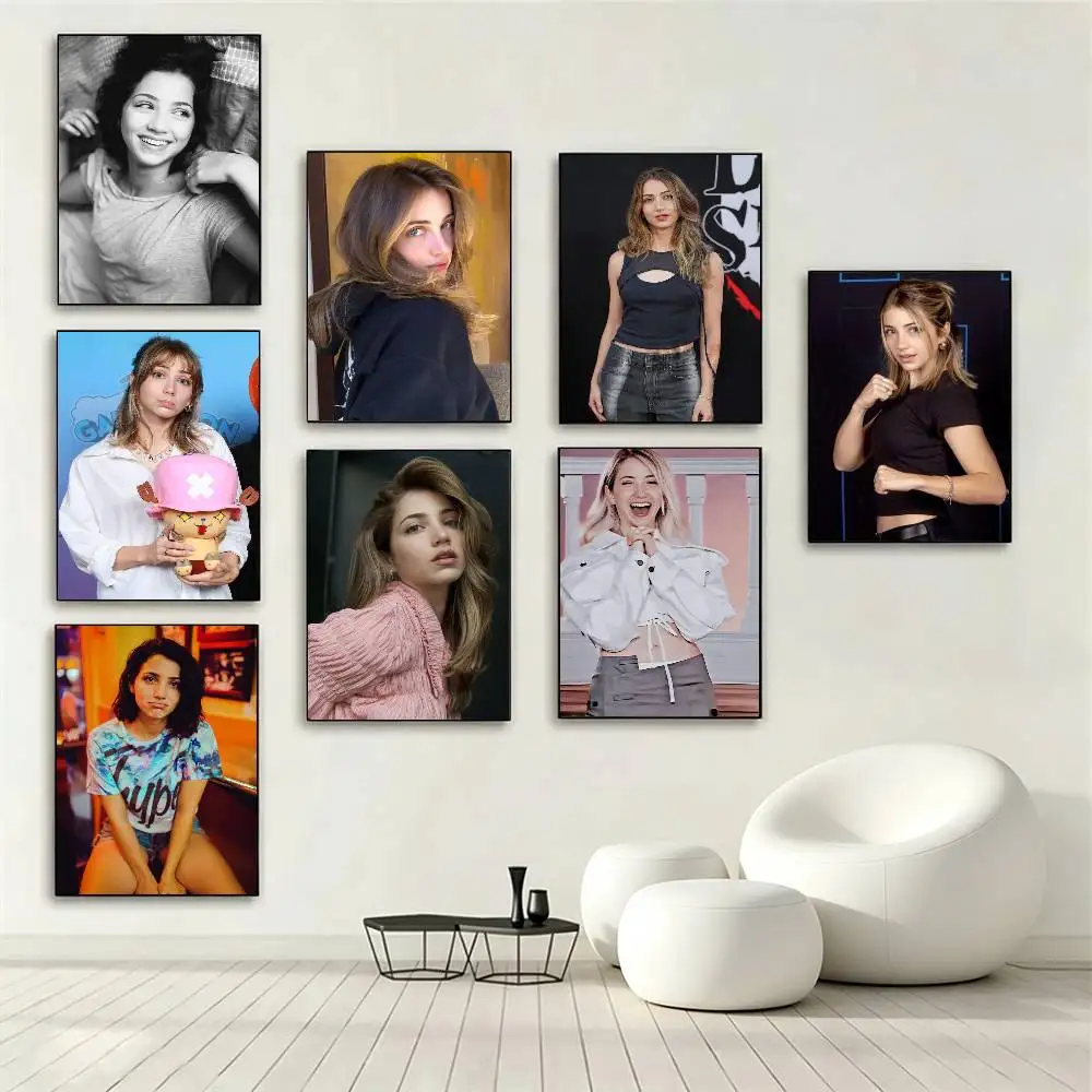 Actor E Emily R Rudd Poster Waterproof Wall Art Sticker For Bar Living Room Vintage Decor High Quality Print Gift