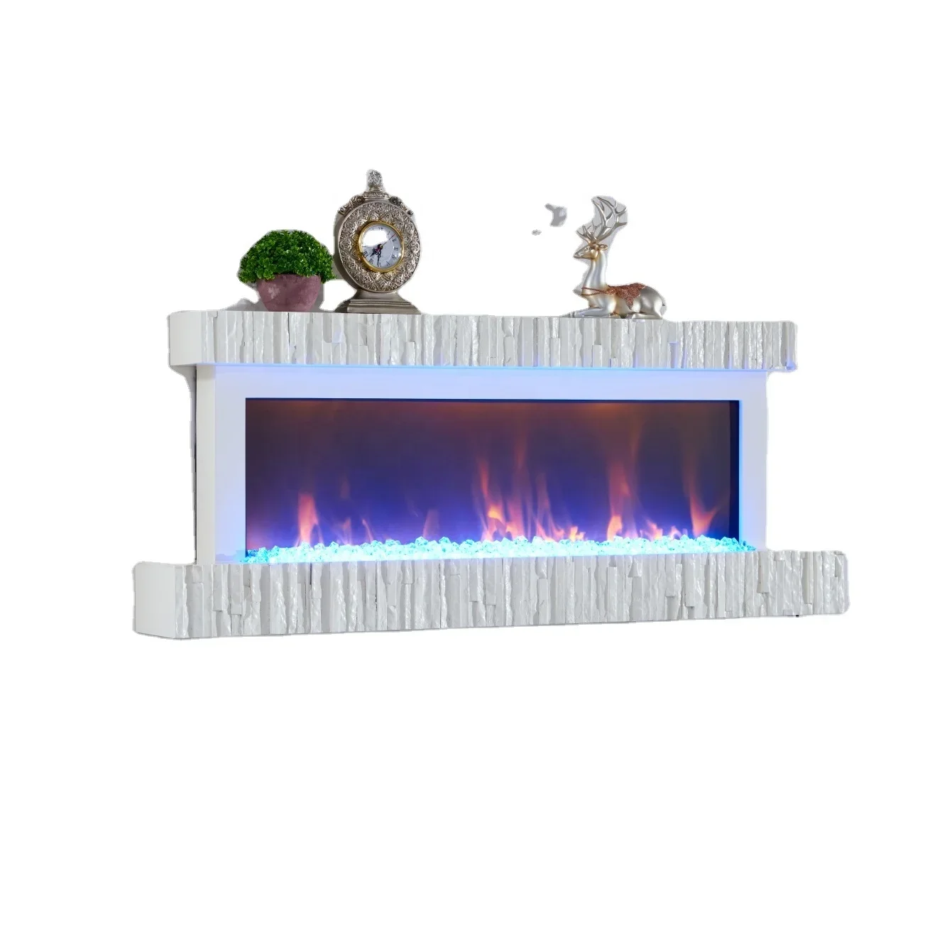 A-801-68 flame decorative 3d electric gas steam fireplace stoves heater inserts sale