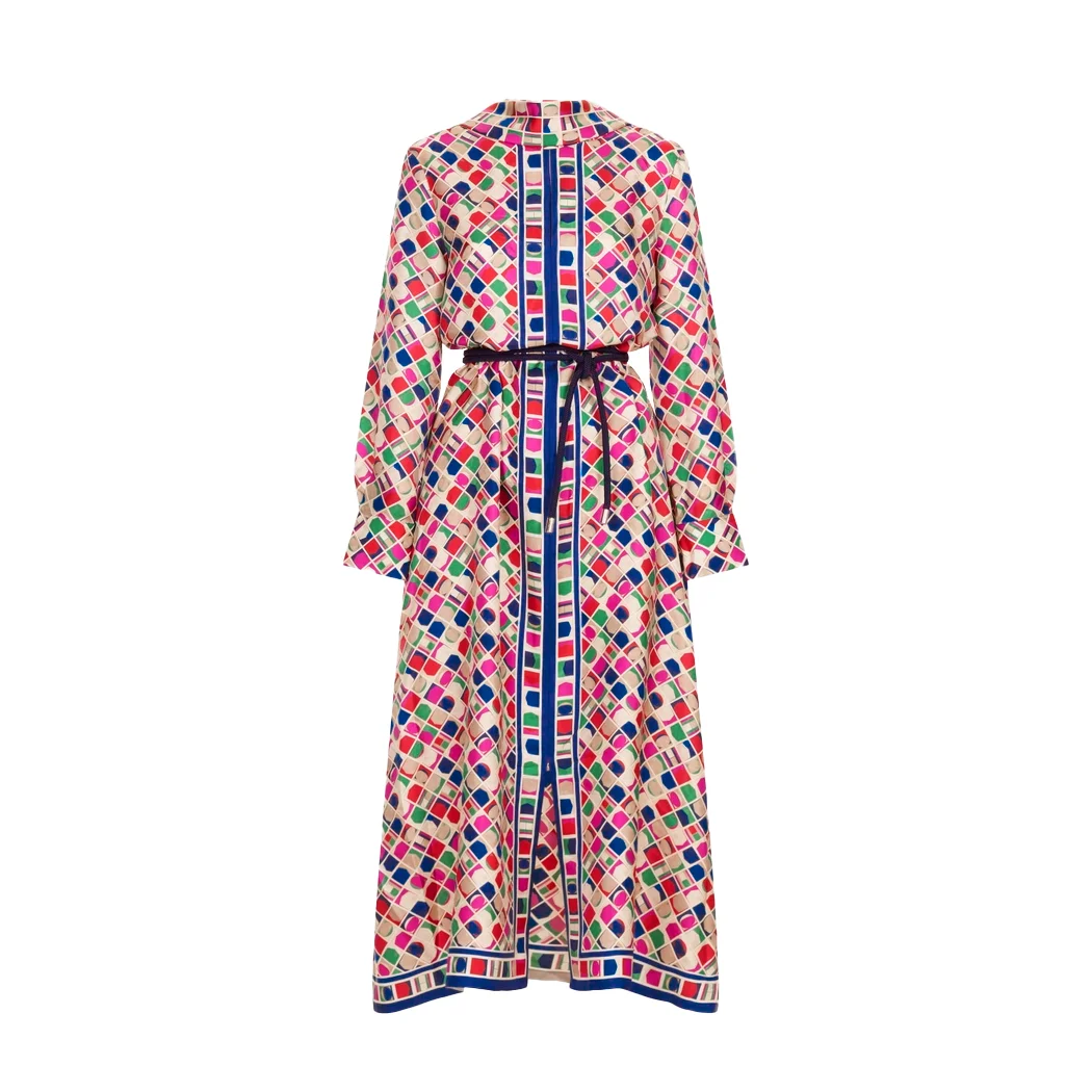 Women's Dress 2025 Autumn Long Sleeve A-line Shirt Skirt