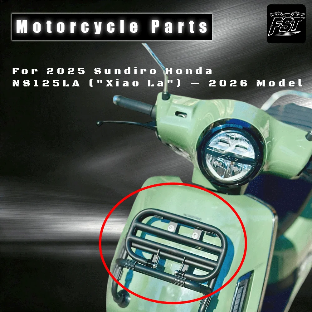 For Stainless steel foldable front rack/bag carrier for 2025 Xindazhou Honda NS125LA (modification accessory)