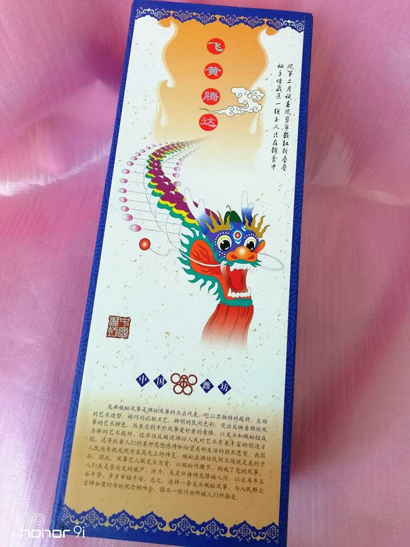 Traditionele Dragon Kite vliegende bamboe vlieger zijde stof Chinese vliegers fabriek decoratieve vliegers papier gesneden weifang vliegers lieveheersbeestje koi